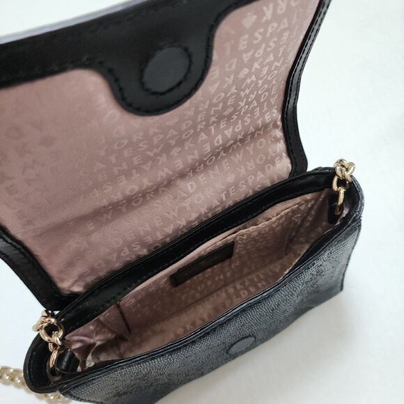 Kate Spade Black Cow Leather Small Shoulder Bag - Picture 6 of 11